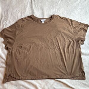 Athleta Brown Short Sleeve Tee